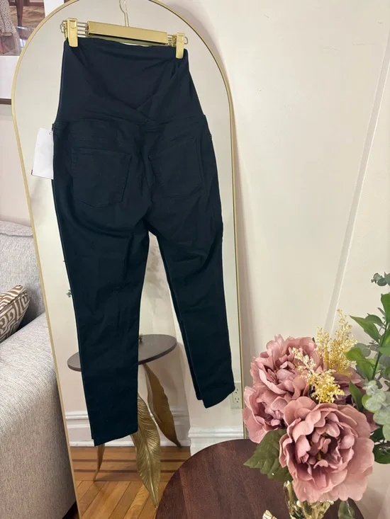 Isabel maternity over the belly Black High-Waist Women’s Pants - Picture 5 of 5